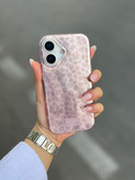 قاب گوشی آیفون صورتی پلنگی pink leopard