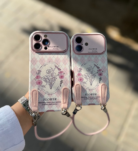 قاب گوشی کانسپت Flowers همراه بند