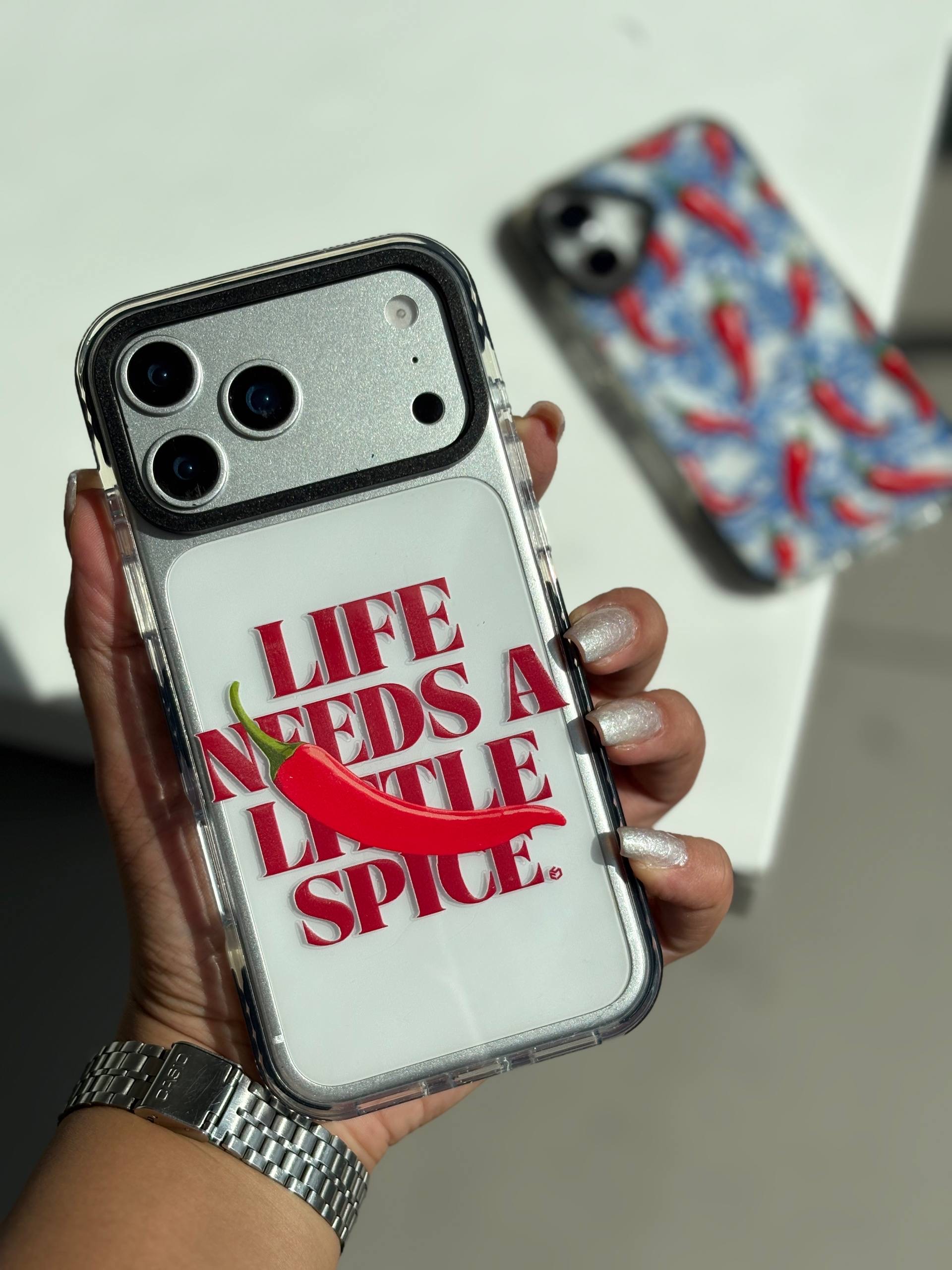 قاب گوشی سفارشی آنتی شوک life Needs little Spicy
