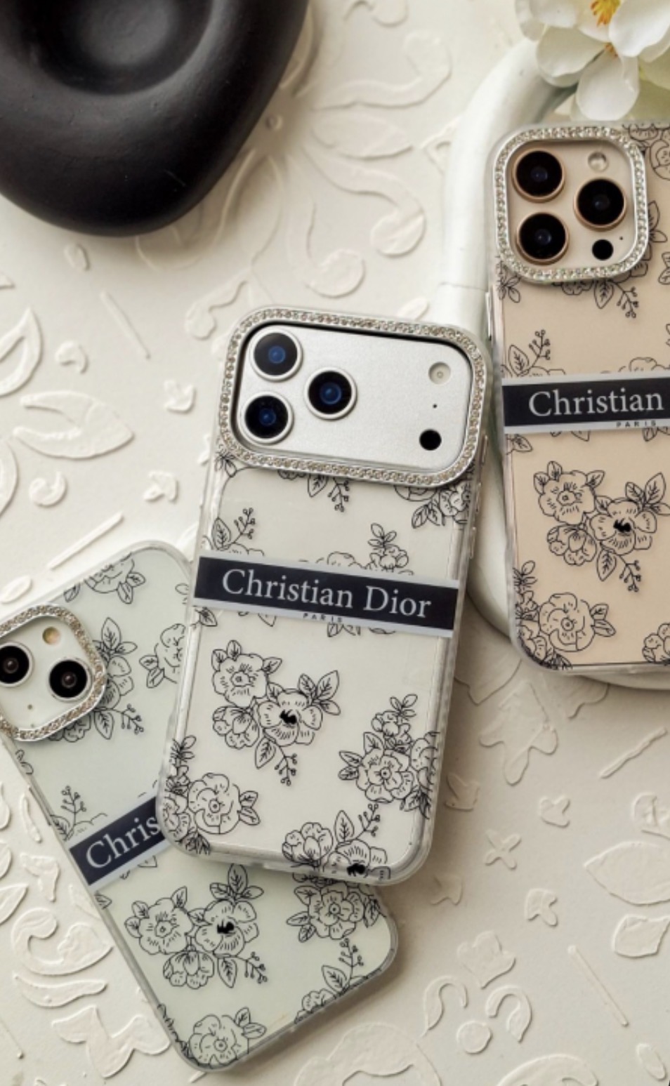 قاب گوشی christian dior لنز نگینی